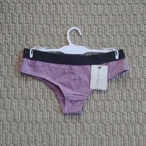 New Super Soft & Sexy Heather Purple Boyshort Sz S